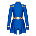 Women's Ringmaster Swallowtail Jumpsuit - Gold Trim Bodysuit