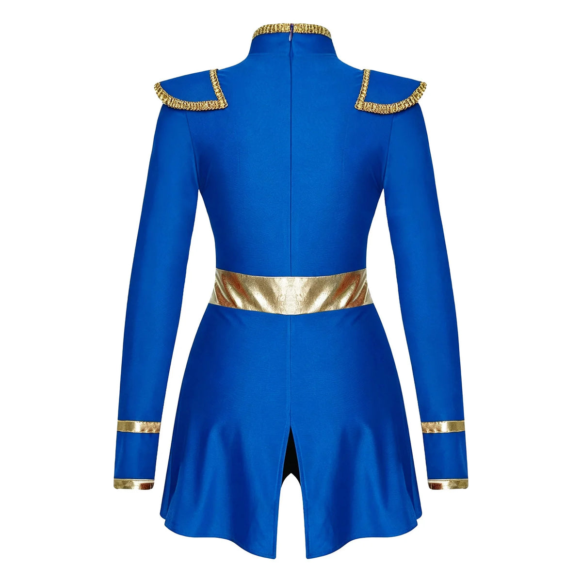 Women's Ringmaster Swallowtail Jumpsuit - Gold Trim Bodysuit