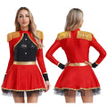Circus Ringmaster Sequined Bodysuit - Fringe Shoulder Costume Dress