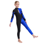 Girls Rhinestone Figure Skating Jumpsuit - Backless Gymnastic Leotard
