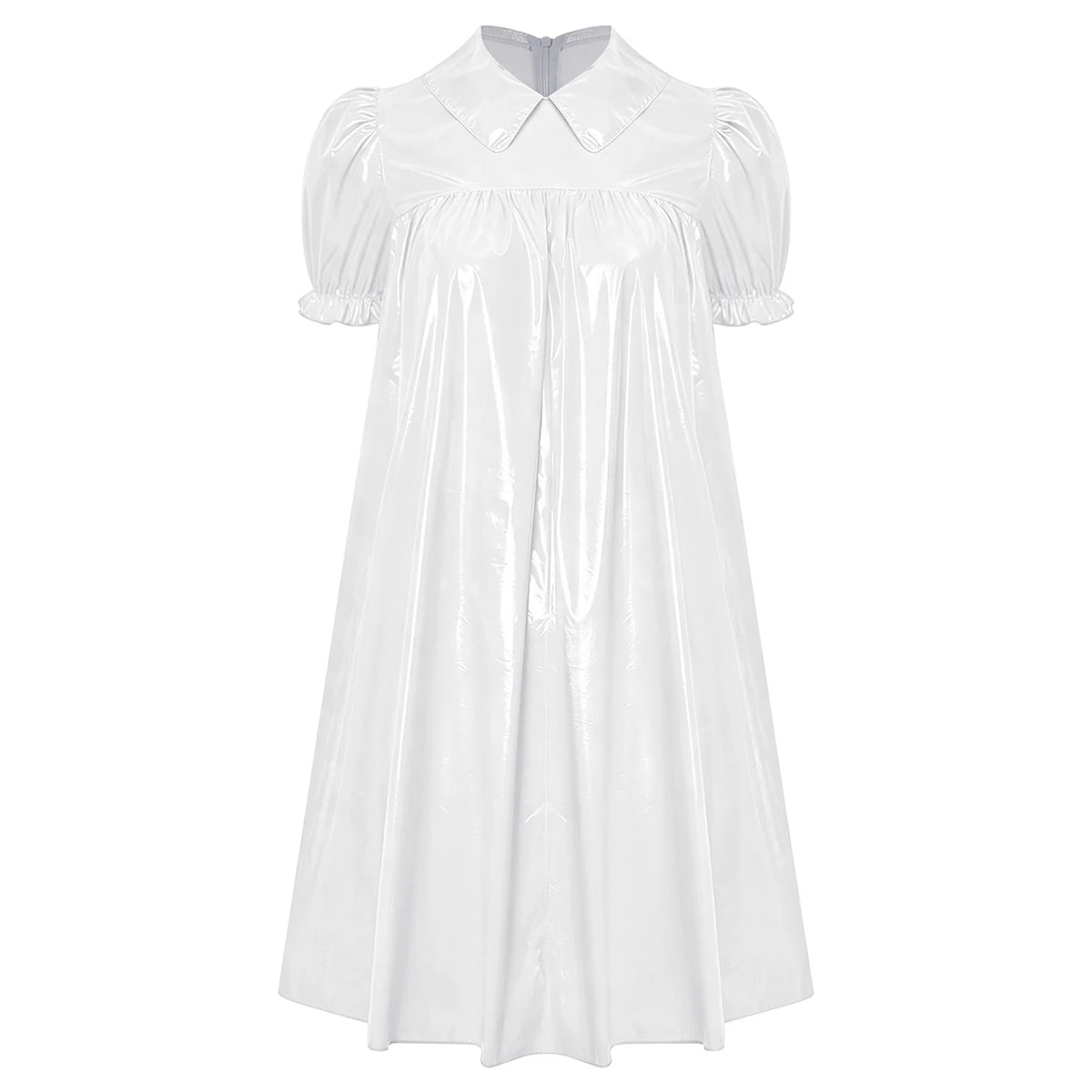 Women's Victorian Empire Waist Sleep Dress - Puff Sleeve Nightgown
