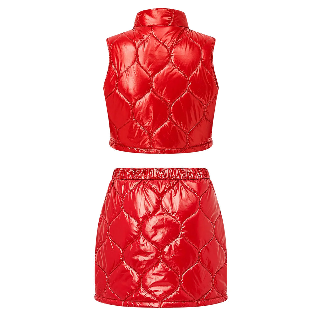Girls Rhinestone Figure Skating Jumpsuit - Backless Gymnastic Leotard
