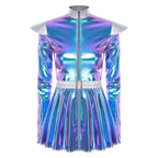 Women's Metallic Astronaut Cadet Dress - Alien Cosplay Costume