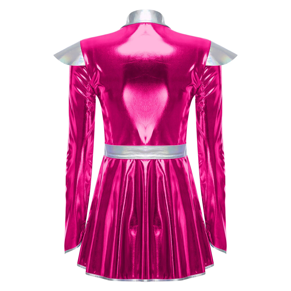 Women's Metallic Astronaut Cadet Dress - Alien Cosplay Costume