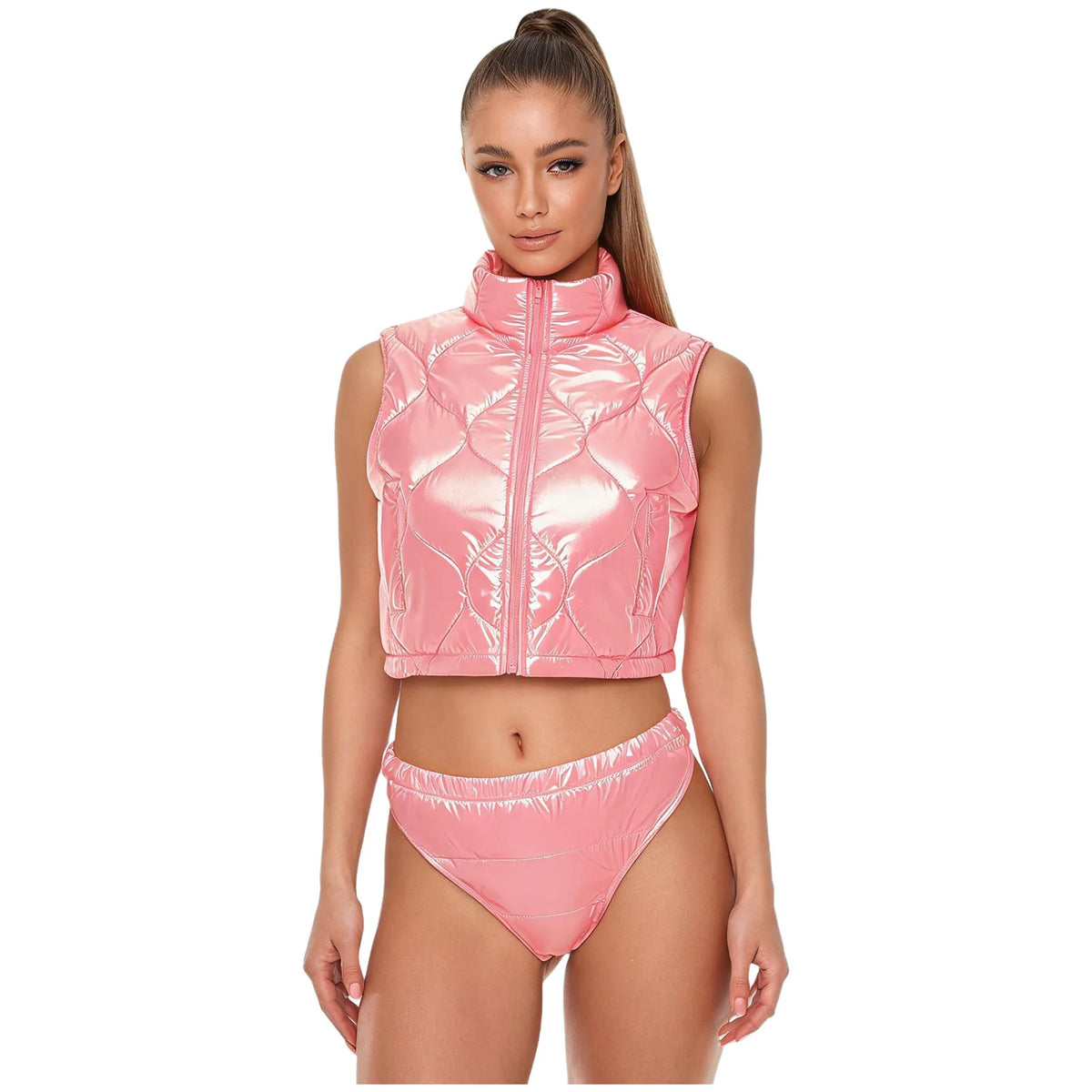 Girls Rhinestone Figure Skating Jumpsuit - Backless Gymnastic Leotard