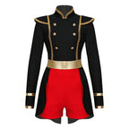 Women's Ringmaster Swallowtail Jumpsuit - Gold Trim Bodysuit
