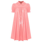 Women's Victorian Empire Waist Sleep Dress - Puff Sleeve Nightgown