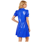 Women's Victorian Empire Waist Sleep Dress - Puff Sleeve Nightgown
