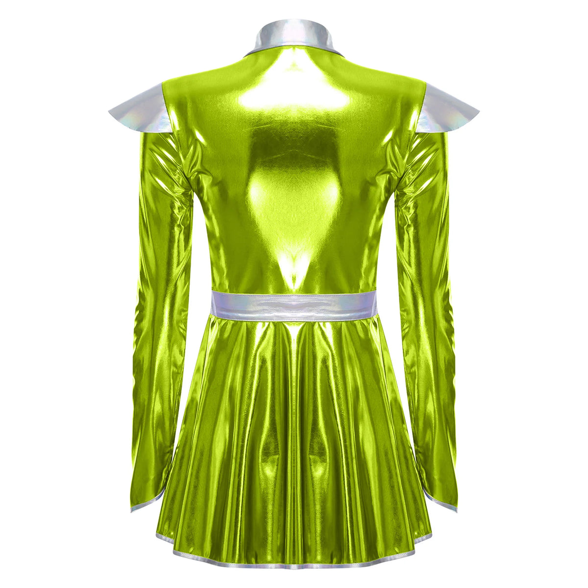 Women's Metallic Astronaut Cadet Dress - Alien Cosplay Costume