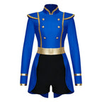 Women's Ringmaster Swallowtail Jumpsuit - Gold Trim Bodysuit