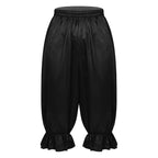 Women's Satin Renaissance Ruffle Bloomers - Cosplay Capri Pants