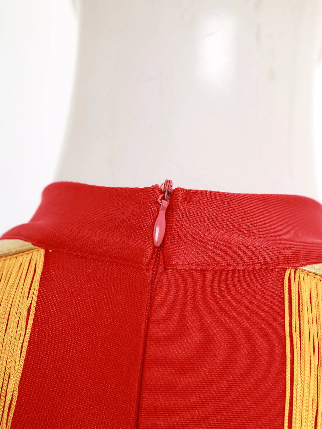 Circus Ringmaster Sequined Bodysuit - Fringe Shoulder Costume Dress