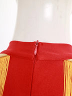 Circus Ringmaster Sequined Bodysuit - Fringe Shoulder Costume Dress