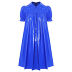 Women's Victorian Empire Waist Sleep Dress - Puff Sleeve Nightgown