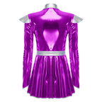 Women's Metallic Astronaut Cadet Dress - Alien Cosplay Costume