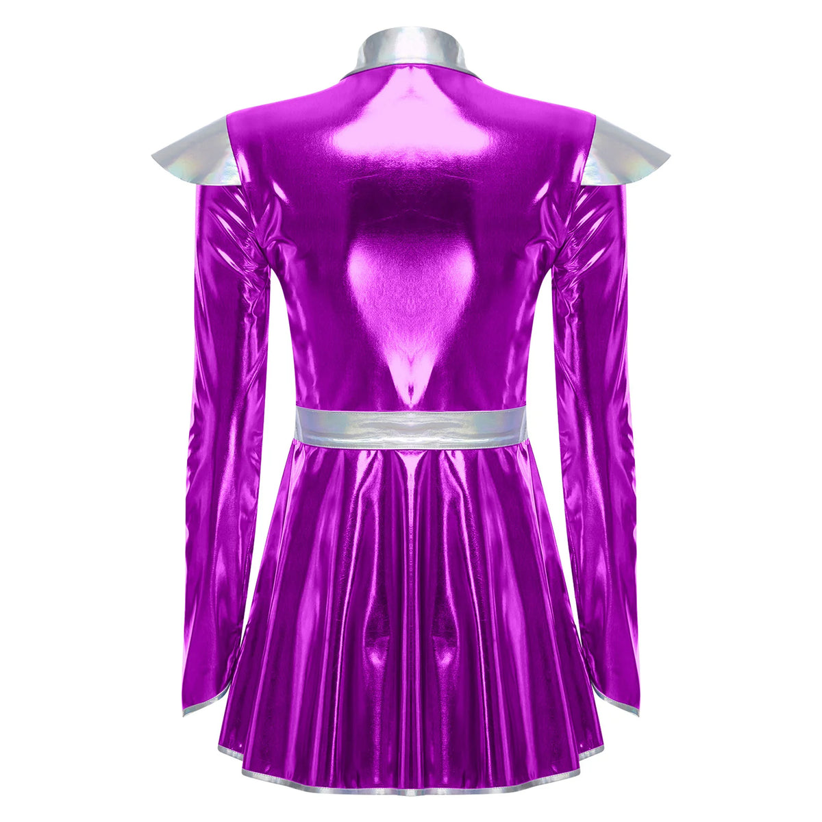 Women's Metallic Astronaut Cadet Dress - Alien Cosplay Costume