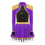 Circus Ringmaster Sequined Bodysuit - Fringe Shoulder Costume Dress