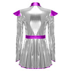 Women's Metallic Astronaut Cadet Dress - Alien Cosplay Costume