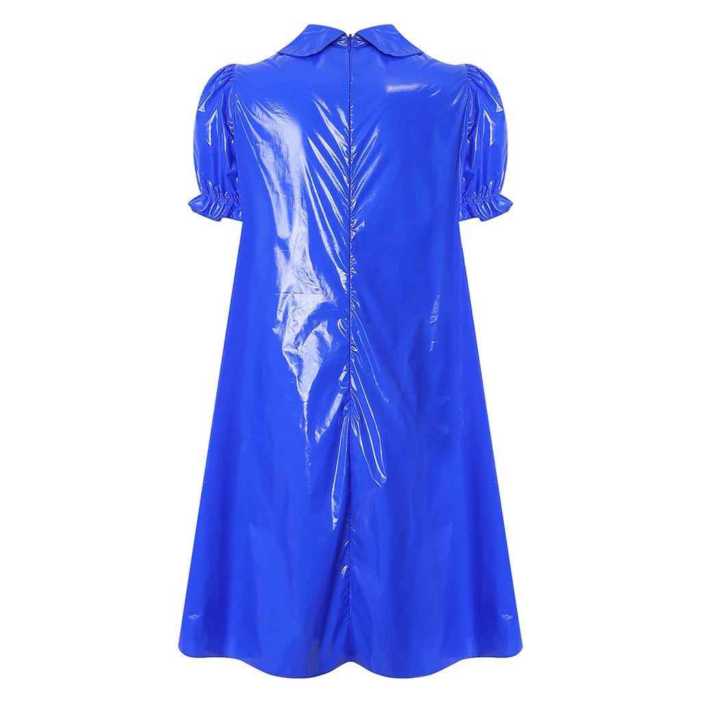 Women's Victorian Empire Waist Sleep Dress - Puff Sleeve Nightgown